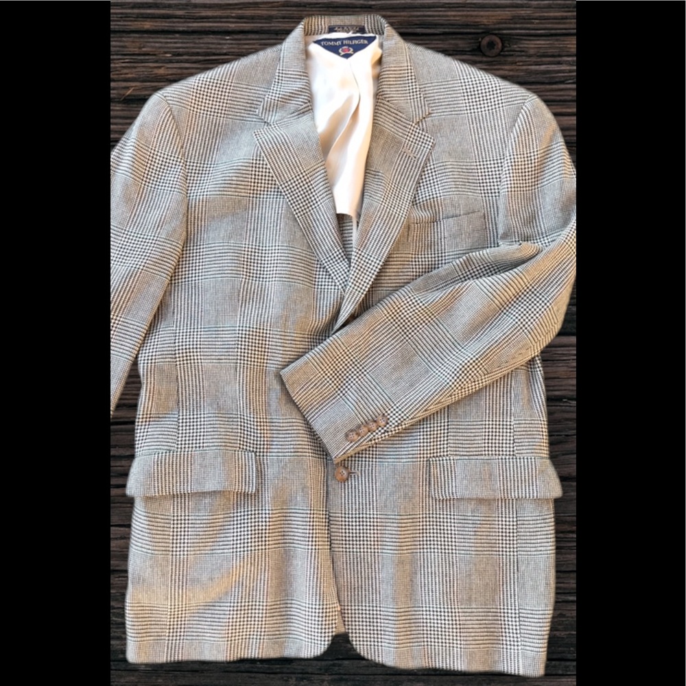 VIntage Tommy Hilfiger Plaid Blazer Dillard 1980’s